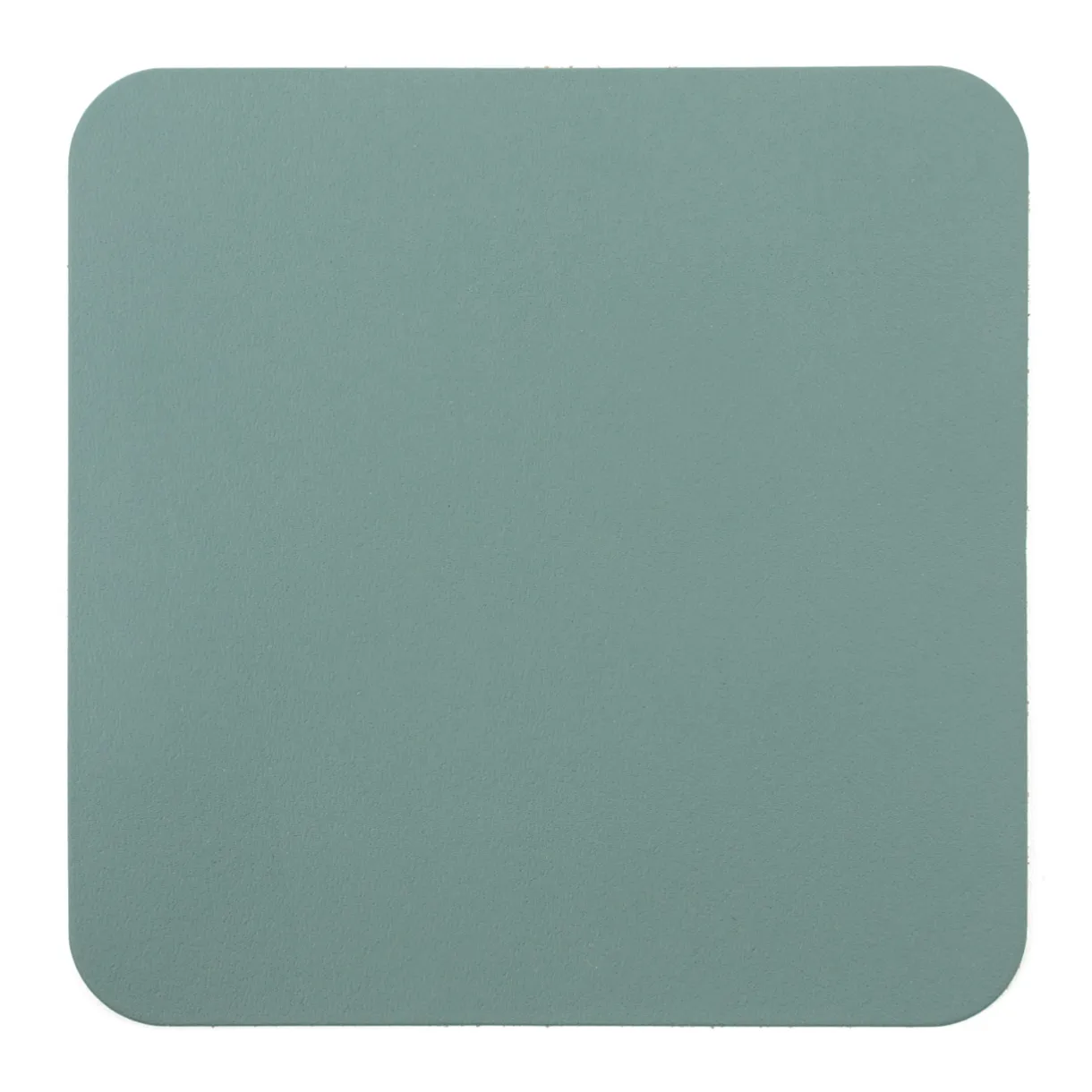 Lot de 4 dessous de verre rectangulaires en cuir recyclé, Eukalyptus