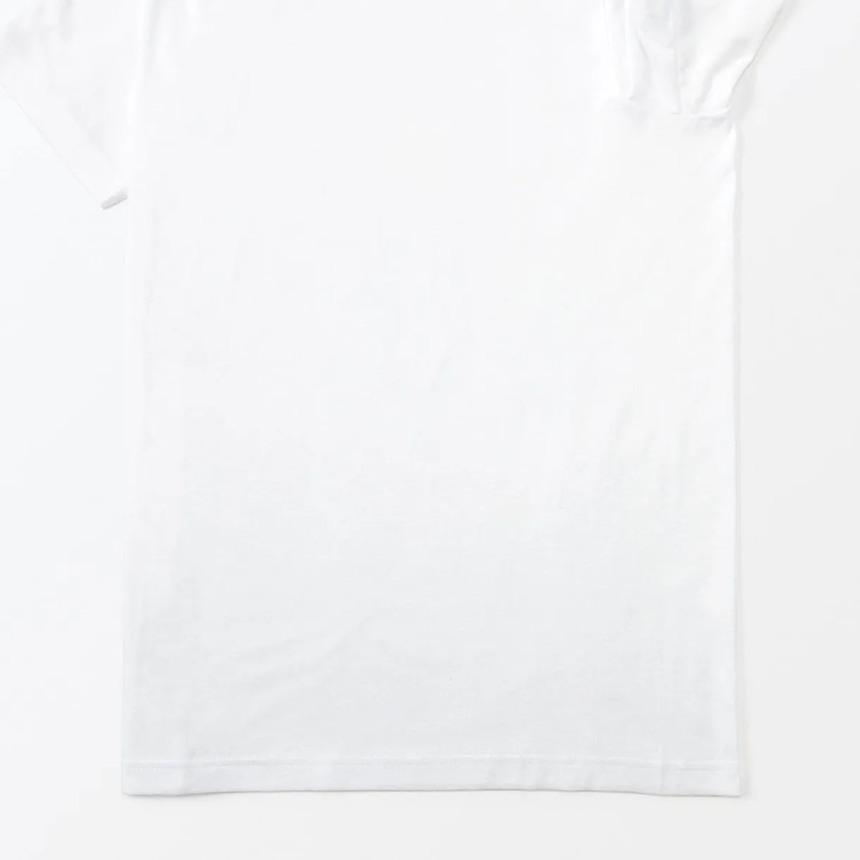Lot de 2 t‐shirts col rond en coton sans couture latérale pour homme