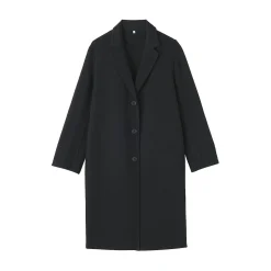 Manteau Chesterfield en mélange de laine mérinos pour femme