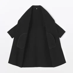 Manteau Chesterfield en mélange de laine mérinos pour femme