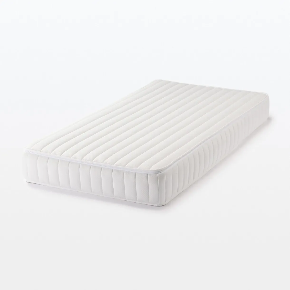 Matelas large double à ressorts ensachés haute densité, facile à retourner