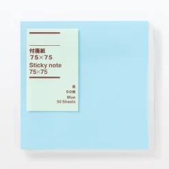 Notes adhésives unies carrées