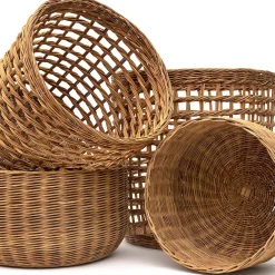 Panier tissé en rotin ‐ rond, M