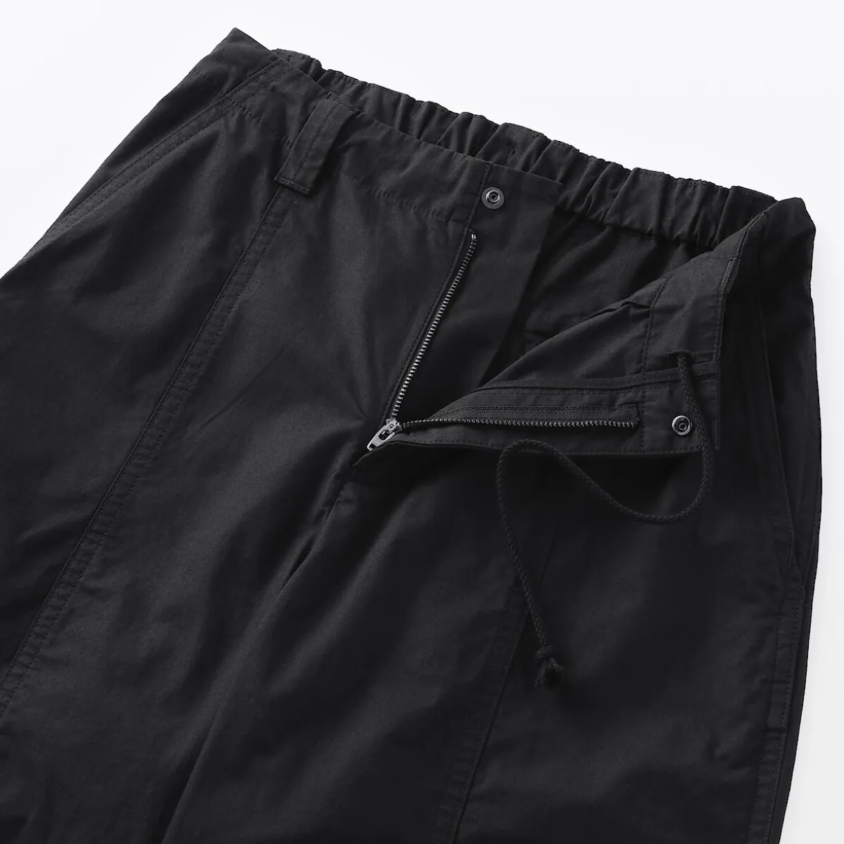 Pantalon à cordon de serrage en toile de coton léger pour femme
