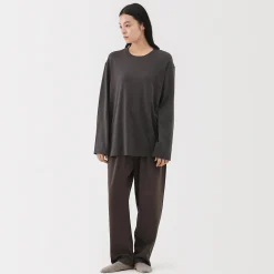 Pantalon à cordon en coton lisse unisexe