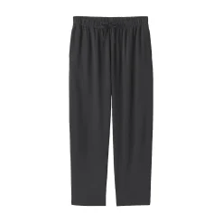 Pantalon à cordon en coton lisse unisexe