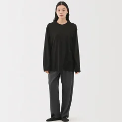 Pantalon à cordon en coton lisse unisexe