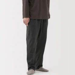 Pantalon à cordon en coton lisse unisexe
