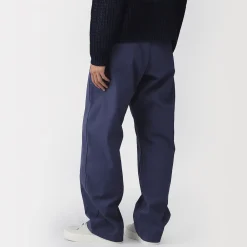 Pantalon aux genoux renforcés en toile de coton pour homme
