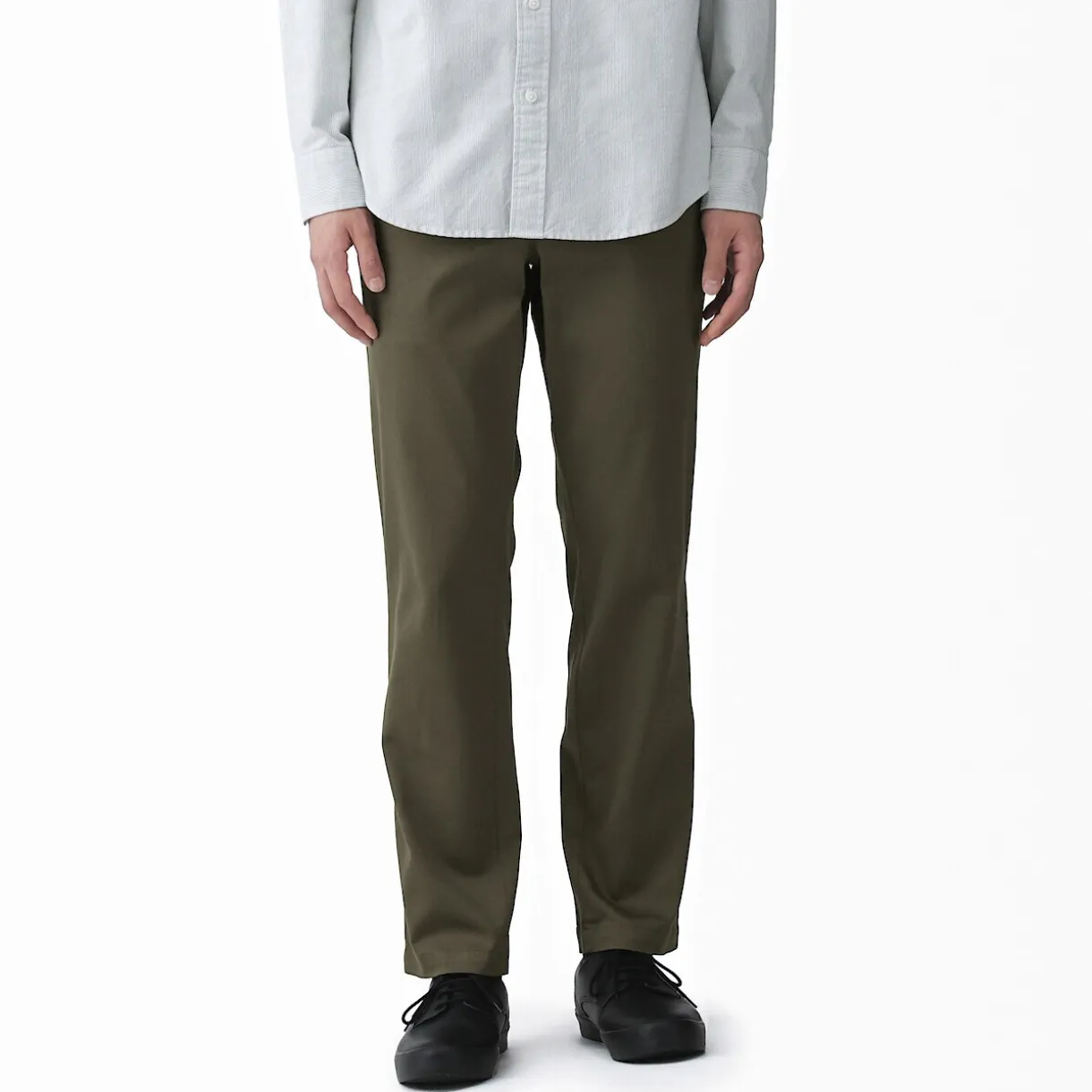 Pantalon Chino en coton stretch coupe slim pour homme