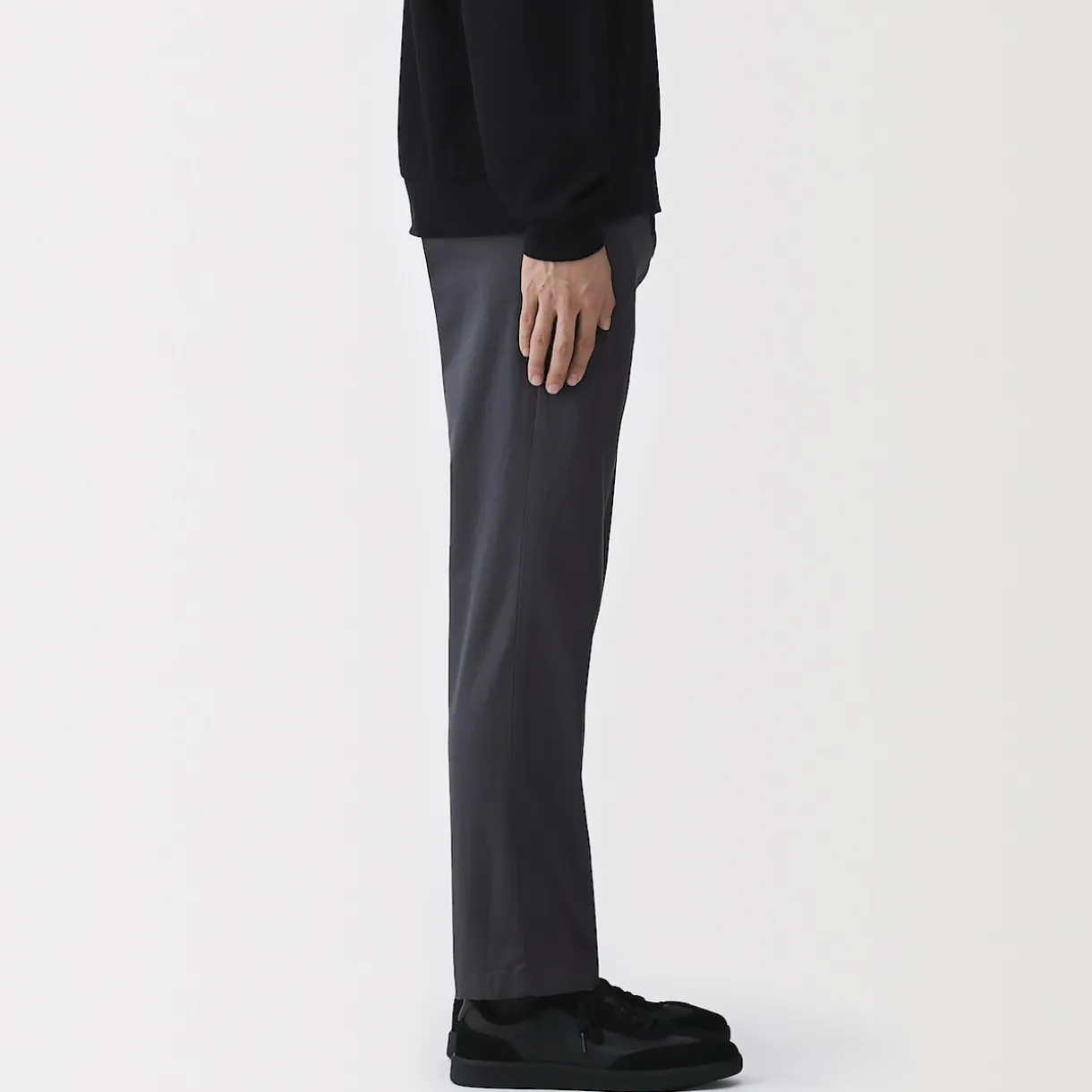 Pantalon Chino en coton stretch coupe slim pour homme