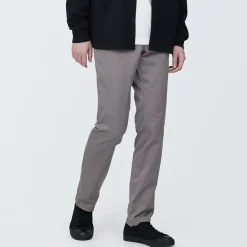 Pantalon Chino en coton stretch coupe slim pour homme