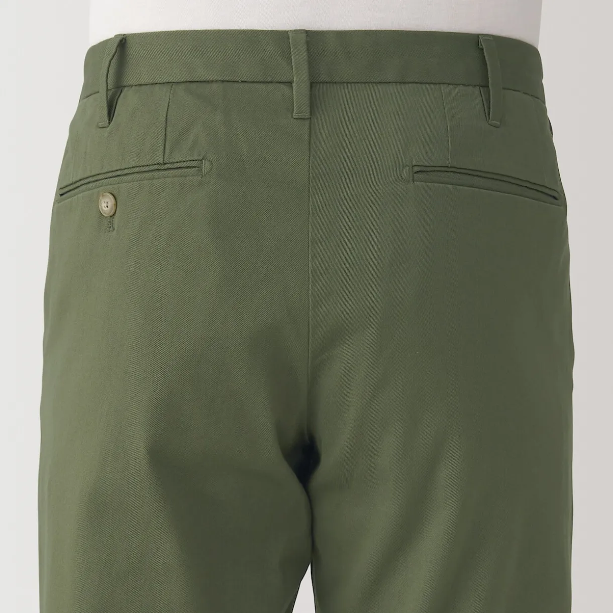 Pantalon Chino long en coton stretch coupe slim pour homme