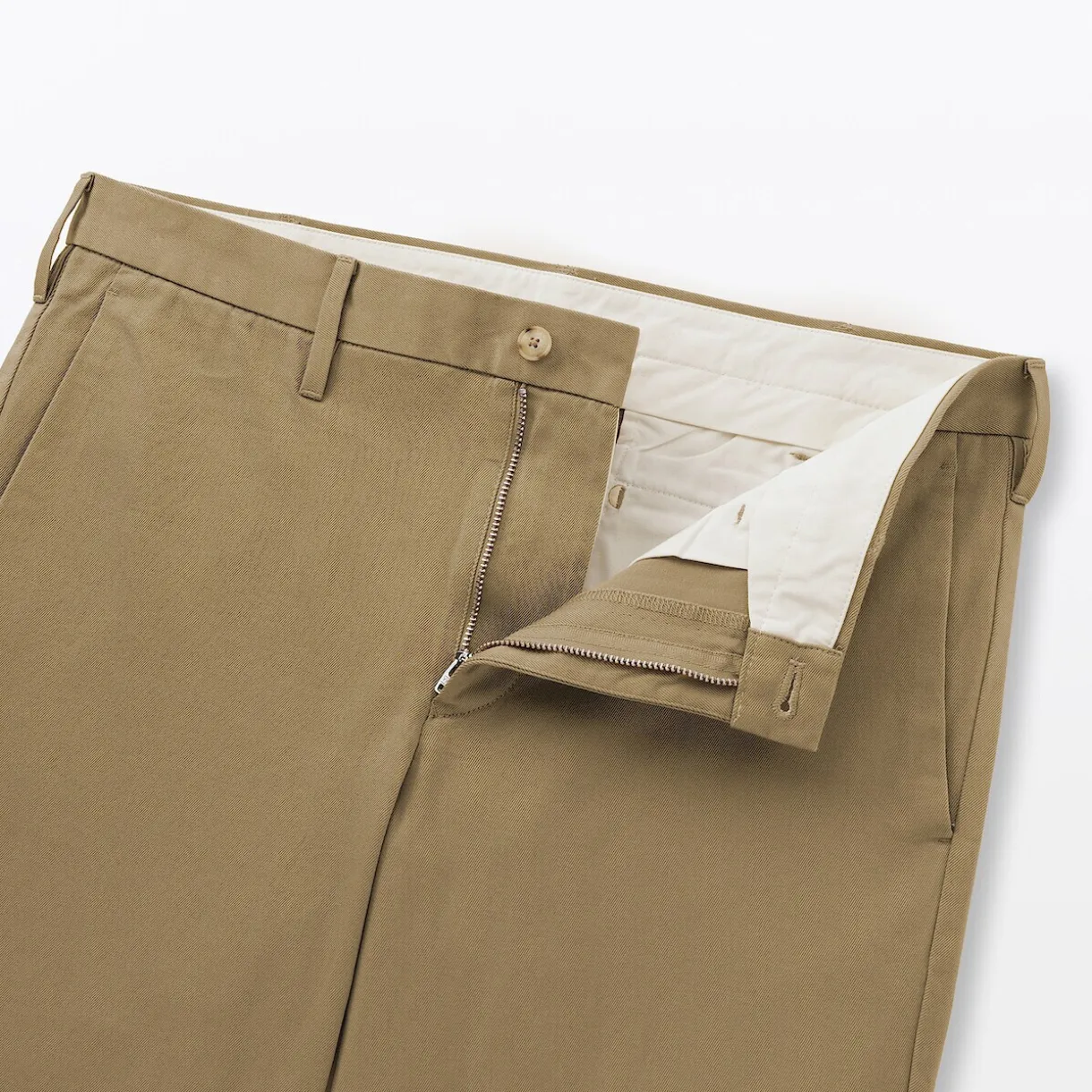 Pantalon Chino long en coton stretch coupe slim pour homme