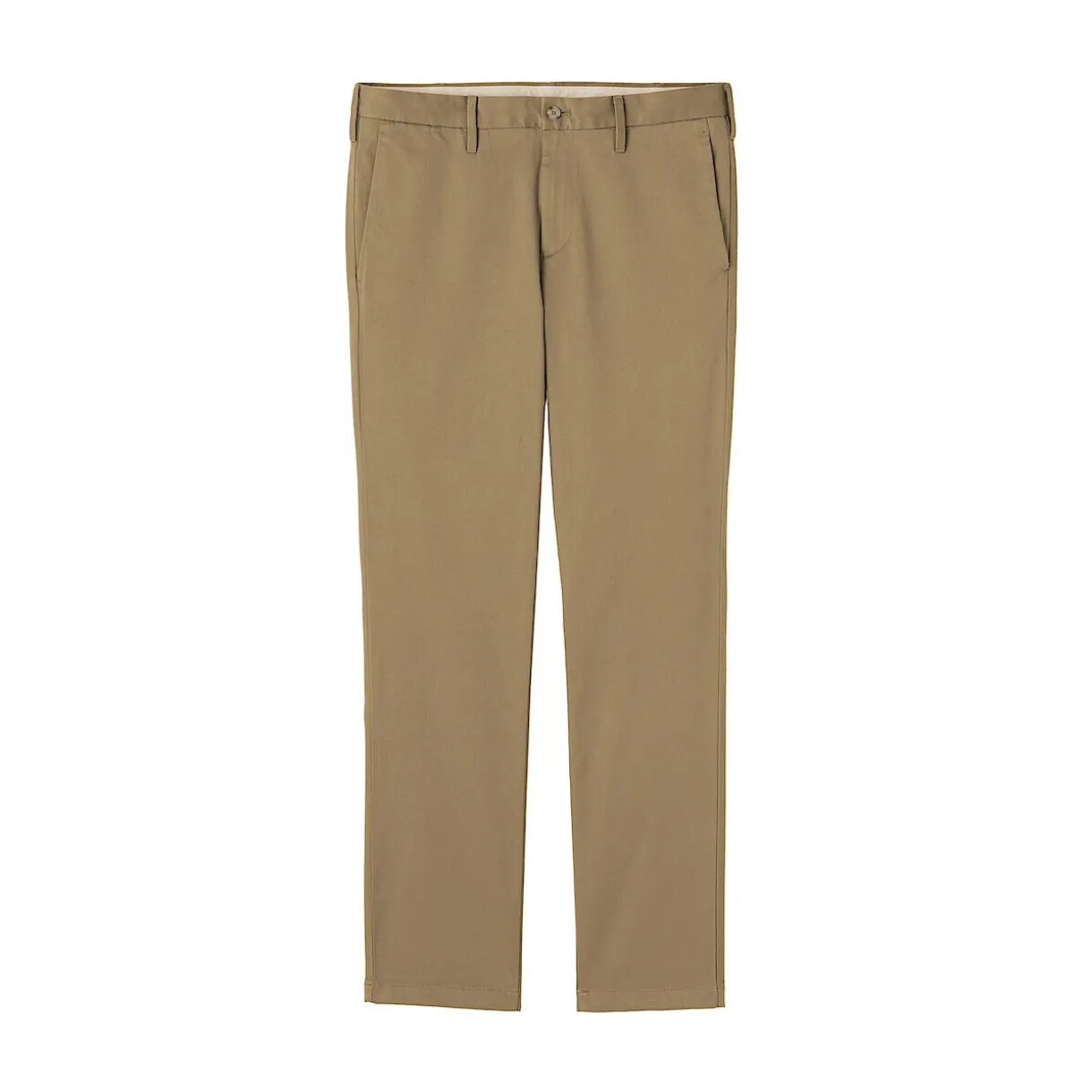 Pantalon Chino long en coton stretch coupe slim pour homme