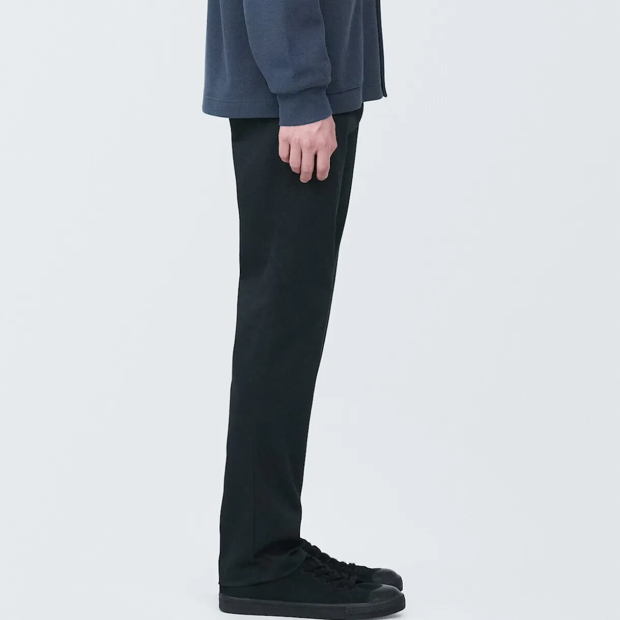 Pantalon Chino long en coton stretch coupe slim pour homme