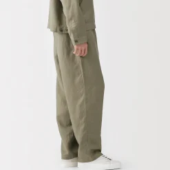 Pantalon confortable en lin et lyocell pour homme