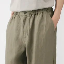 Pantalon confortable en lin et lyocell pour homme
