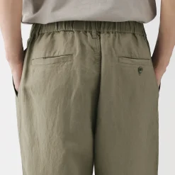 Pantalon confortable en lin et lyocell pour homme
