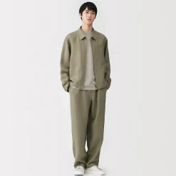 Pantalon confortable en lin et lyocell pour homme
