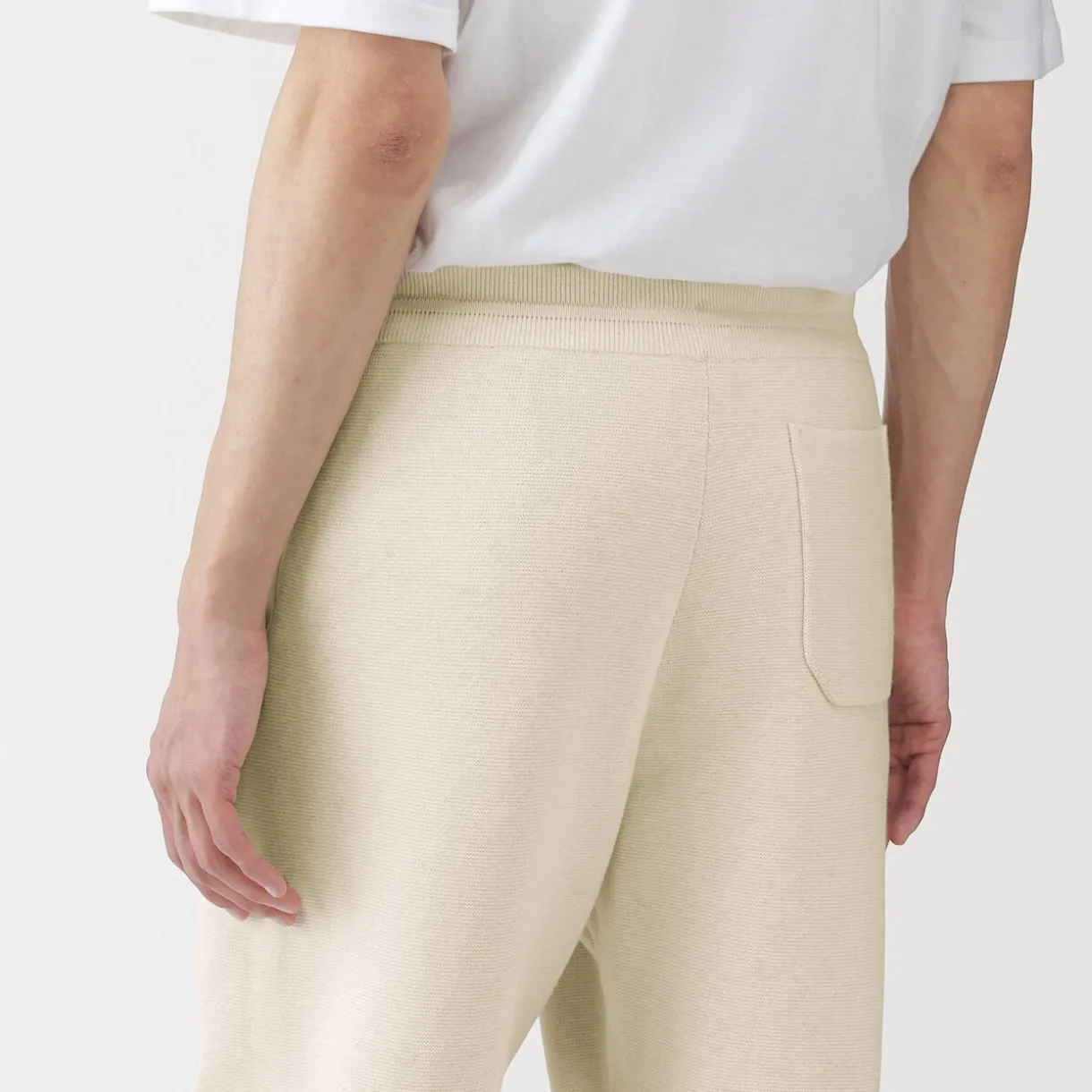 Pantalon confortable en maille côtelée Milano de coton pour homme