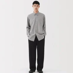 Pantalon confortable en mélange de cachemire recyclé pour homme