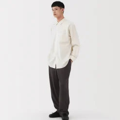 Pantalon confortable en mélange de cachemire recyclé pour homme