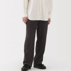 Pantalon confortable en mélange de cachemire recyclé pour homme