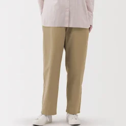 Pantalon coupe confortable en coton pour femme
