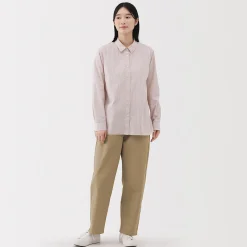 Pantalon coupe confortable en coton pour femme