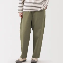 Pantalon coupe confortable en coton pour femme