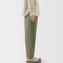 Pantalon coupe confortable en coton pour femme