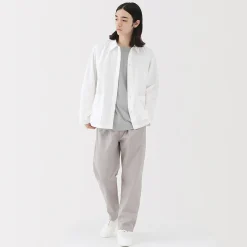 Pantalon coupe confortable en coton lavé pour homme
