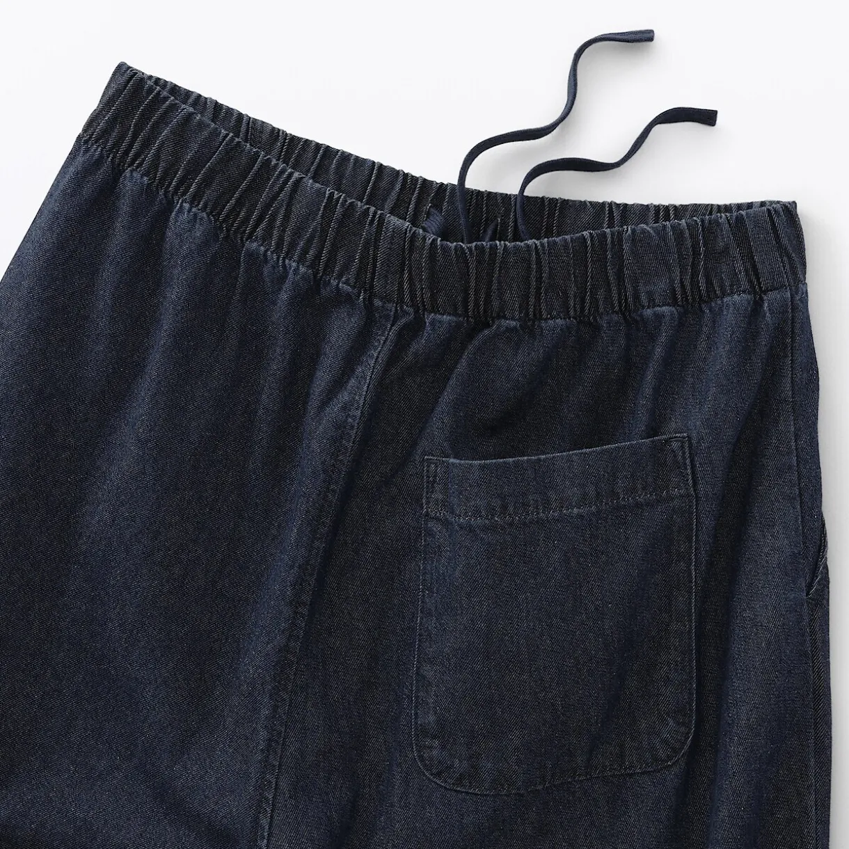 Pantalon coupe confortable en denim de coton pour femme
