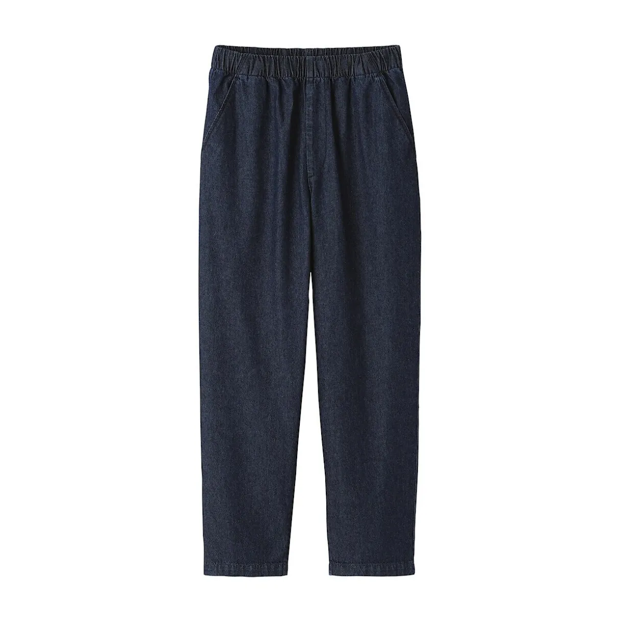 Pantalon coupe confortable en denim de coton pour femme