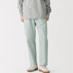 Pantalon coupe confortable en coton lavé pour homme