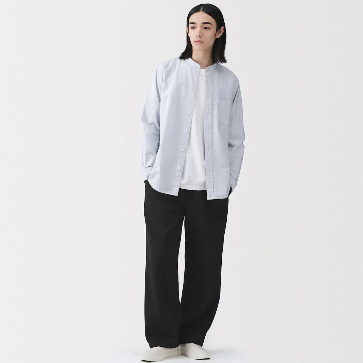 Pantalon de jogging à ourlet ouvert et à double tricot pour homme
