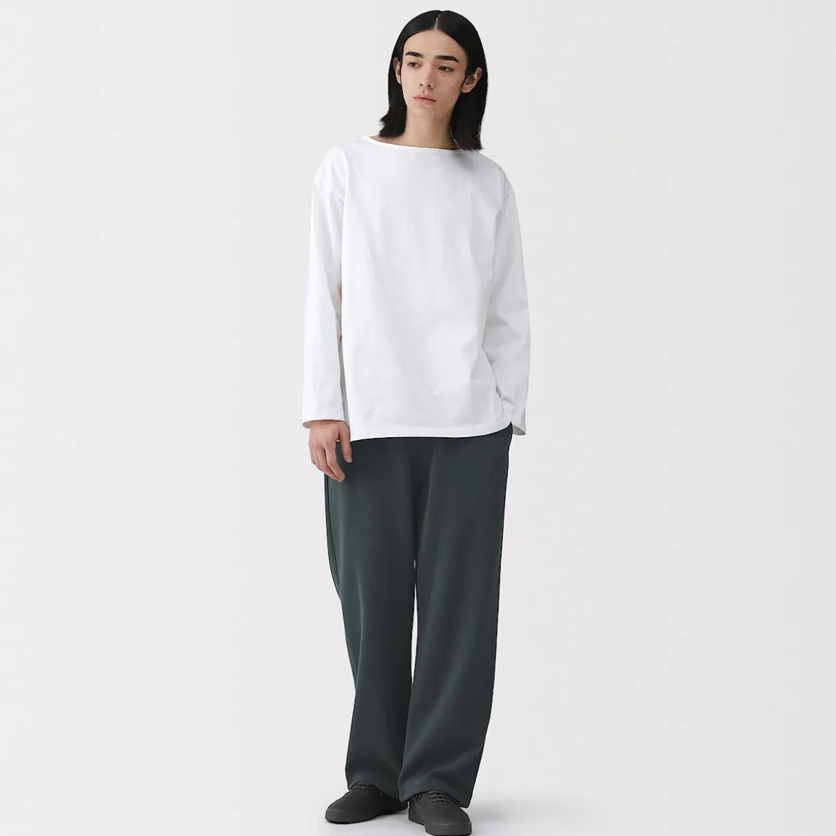 Pantalon de jogging à ourlet ouvert et à double tricot pour homme