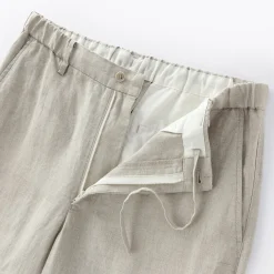 Pantalon en lin lavé pour homme