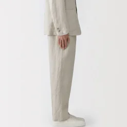 Pantalon en lin lavé pour homme