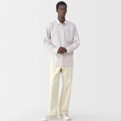 Pantalon large en washi sergé pour homme