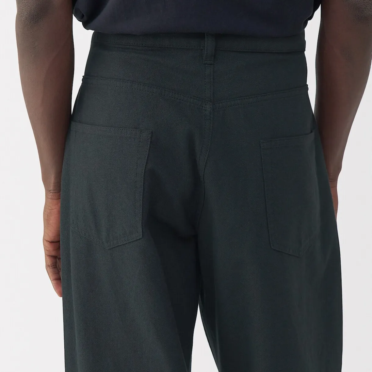Pantalon large en washi sergé pour homme