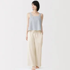 Pantalon long en maille ample pour femme