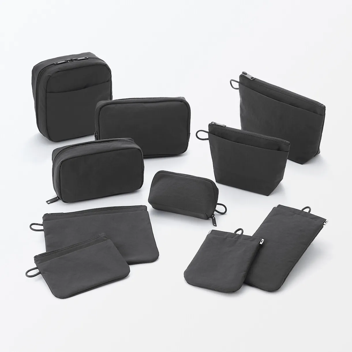 Pochette à poser en nylon texturé ‐ Petite