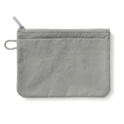 Pochette zippée en nylon texturé ‐ Moyenne