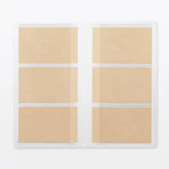 Porte‐cartes de visite en polypropylène ‐ 60 cartes
