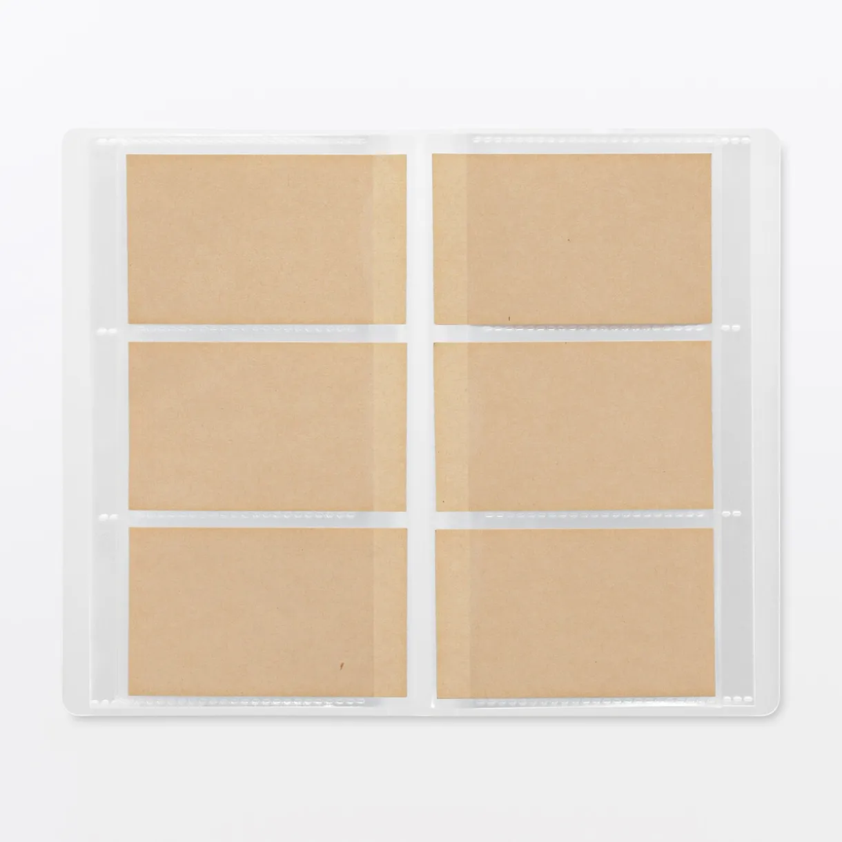 Porte‐cartes de visite en polypropylène ‐ 180 cartes