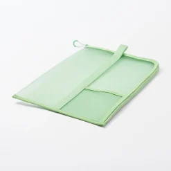 Porte-documents en nylon maillé avec fermeture éclair - A4, Vert