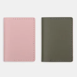Portefeuille de voyage en cuir recyclé - Rosa