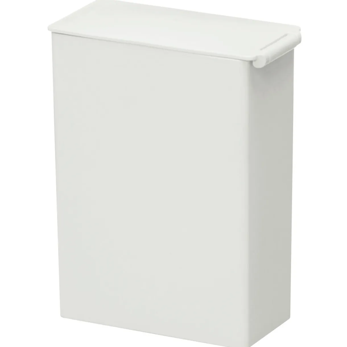 Poubelle rectangulaire en PP à couvercle ‐0.9L